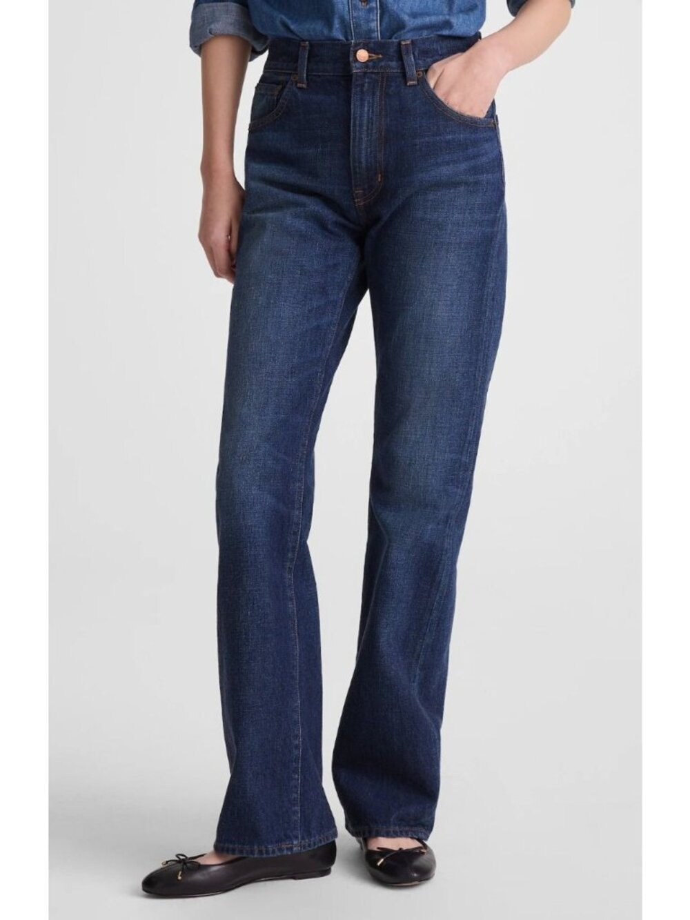 Madewell Relaxed Bootcut Jeans in Japanese Denim Northvale Size 30 NWT NY006